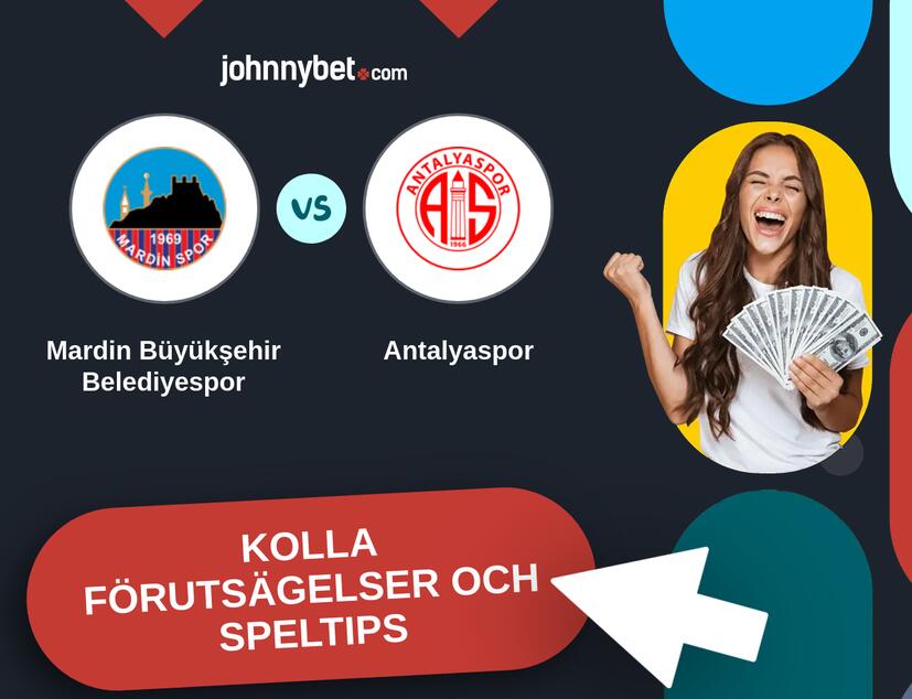 Mardin Büyükşehir Belediyespor - Antalyaspor Förutsägelser och Speltips