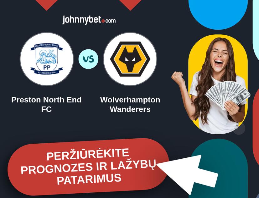 Preston North End FC - Wolverhampton Wanderers Prognozės ir Statymų Patarimai