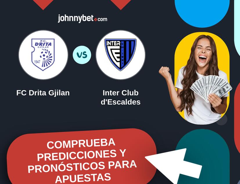 FC Drita Gjilan - Inter Club d'Escaldes Pronósticos y Consejos de Apuestas