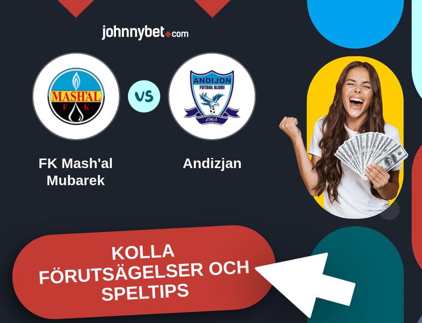 FK Mash'al Mubarek - Andizjan Förutsägelser och Speltips