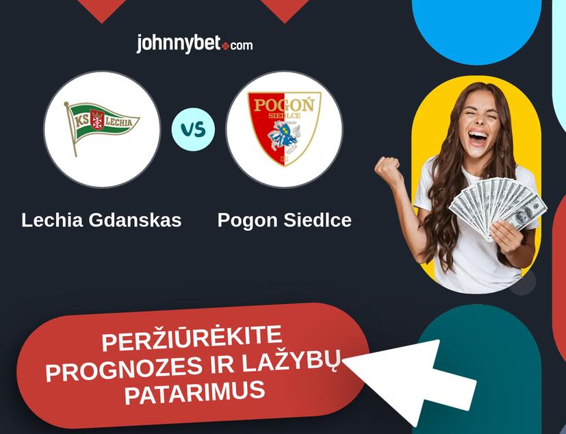Lechia Gdanskas - Pogon Siedlce Prognozės ir Statymų Patarimai