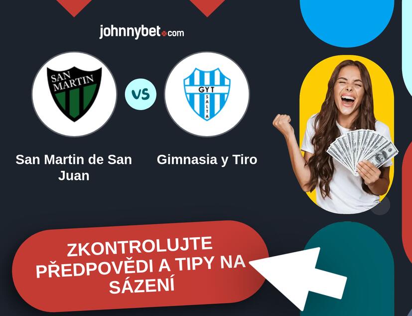 San Martin de San Juan - Gimnasia y Tiro Predikce a tipy na sázení.
