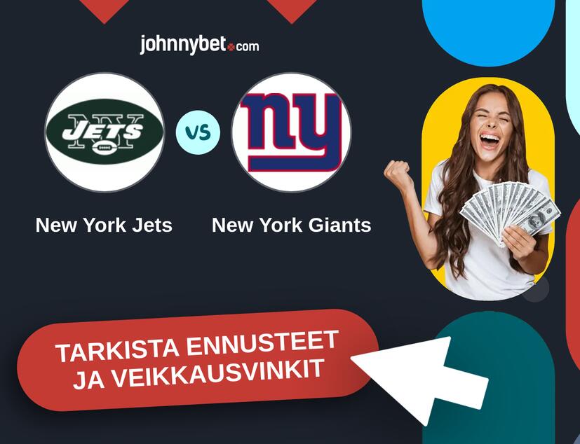 New York Jets - New York Giants Ennusteet ja Vetovihjeet