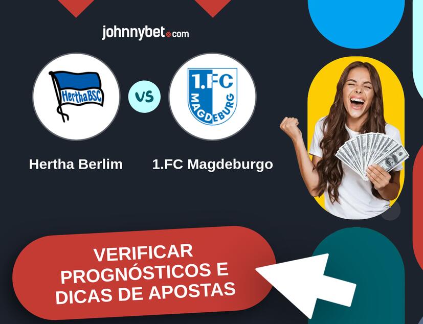 Hertha Berlim - 1.FC Magdeburgo Prognósticos e Dicas de Apostas