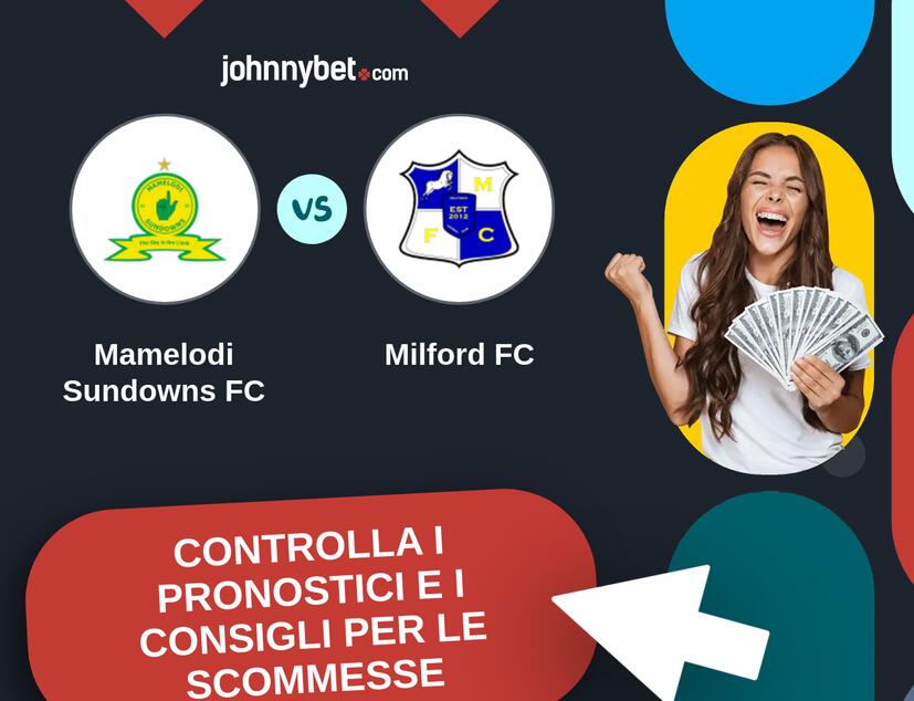 Mamelodi Sundowns FC - Milford FC Pronostici e Consigli Scommesse