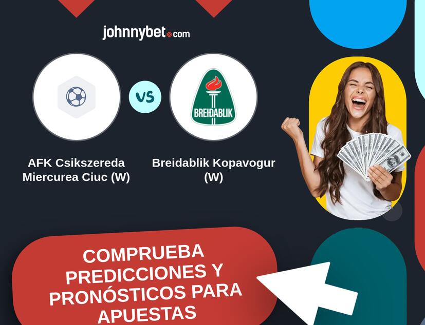 AFK Csikszereda Miercurea Ciuc (W) - Breidablik Kopavogur (W) Pronósticos y Consejos de Apuestas