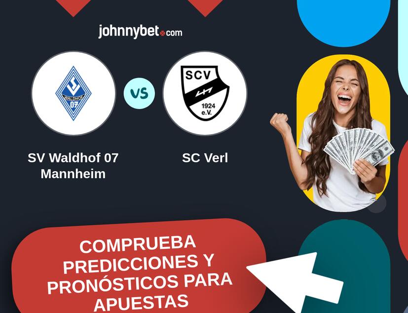 SV Waldhof 07 Mannheim - SC Verl Pronósticos y Consejos de Apuestas