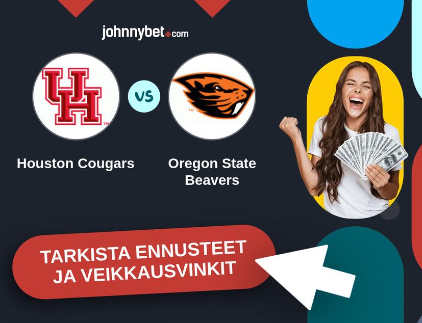Houston Cougars - Oregon State Beavers Ennusteet ja Vetovihjeet
