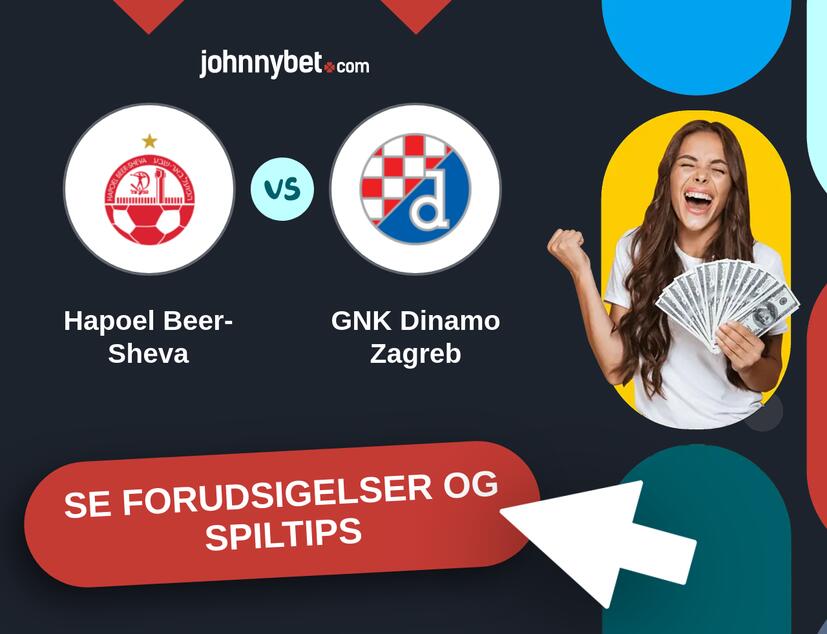 Hapoel Beer-Sheva - GNK Dinamo Zagreb Forudsigelser og Spiltips
