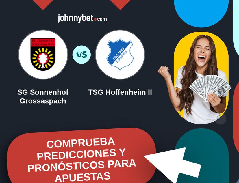 SG Sonnenhof Grossaspach - TSG Hoffenheim II Pronósticos y Consejos de Apuestas