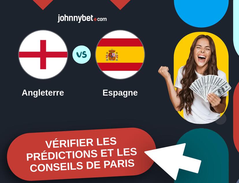 Angleterre - Espagne Prédictions et Conseils de Paris