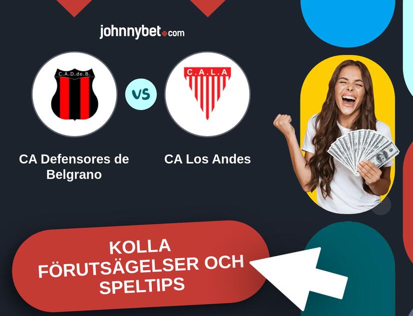 CA Defensores de Belgrano - CA Los Andes Förutsägelser och Speltips