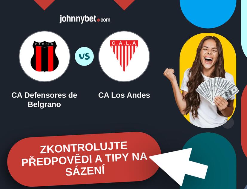 CA Defensores de Belgrano - CA Los Andes Predikce a tipy na sázení.