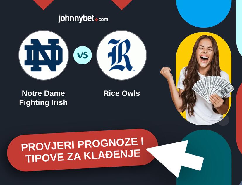 Notre Dame Fighting Irish - Rice Owls Tipovi i prognoze