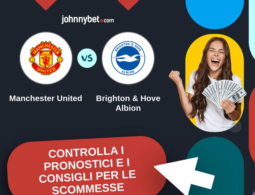 Manchester United - Brighton & Hove Albion Pronostici e Consigli Scommesse