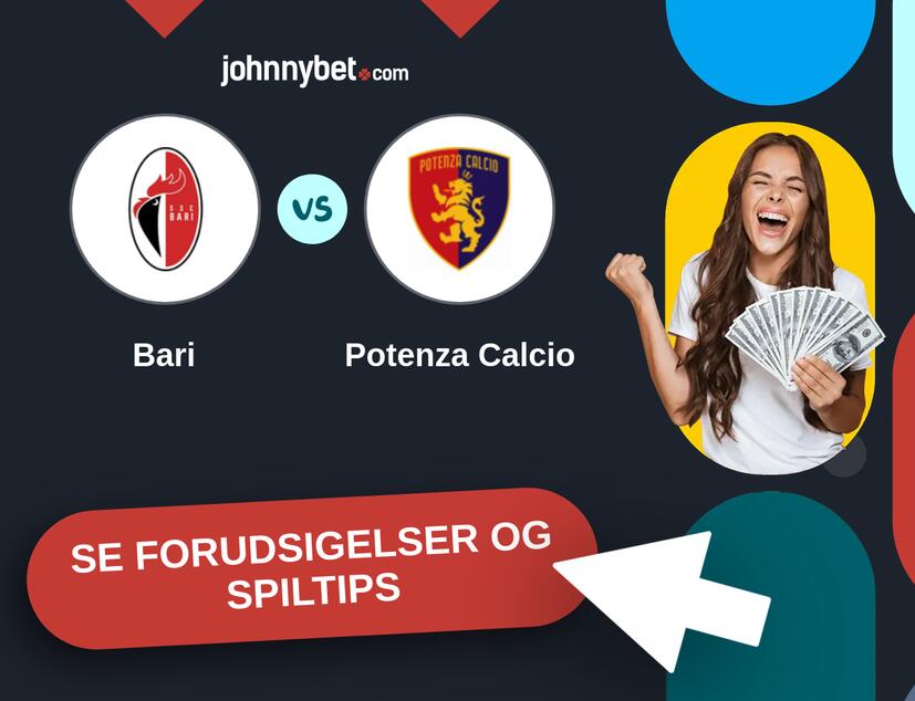Bari - Potenza Calcio Forudsigelser og Spiltips