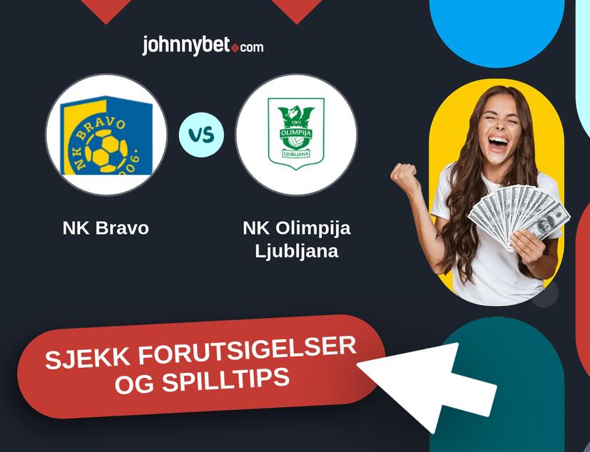 NK Bravo - NK Olimpija Ljubljana Prediksjoner og Spilltips