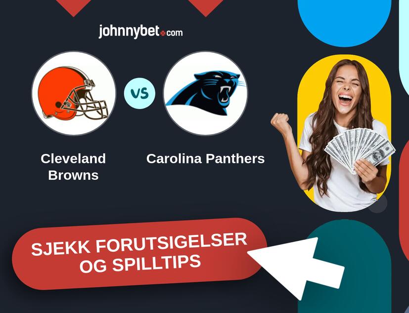 Cleveland Browns - Carolina Panthers Prediksjoner og Spilltips
