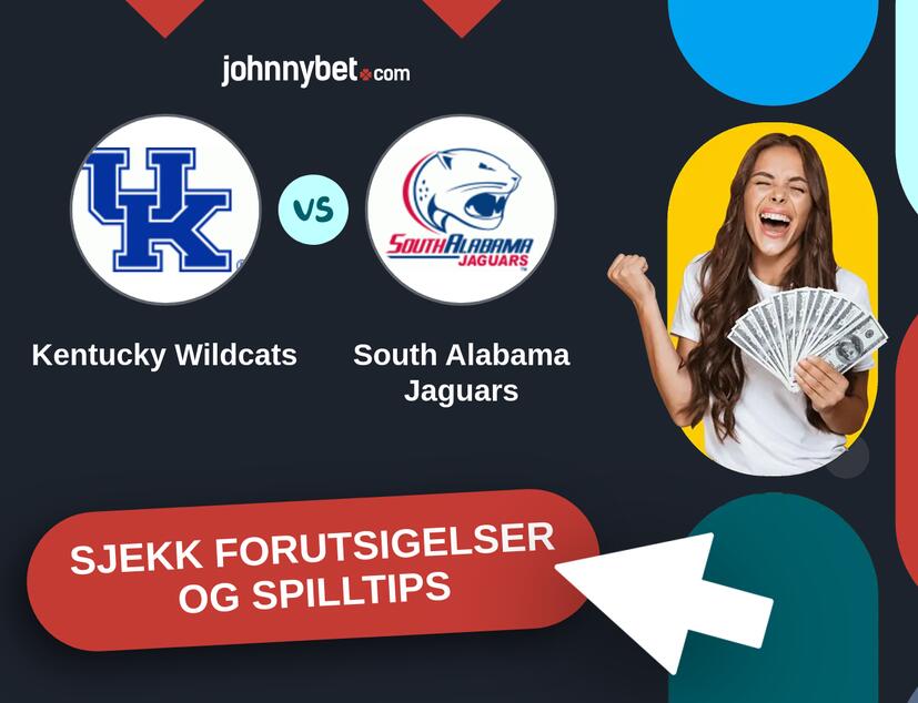 Kentucky Wildcats - South Alabama Jaguars Prediksjoner og Spilltips