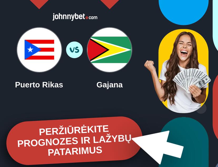 Puerto Rikas - Gajana Prognozės ir Statymų Patarimai