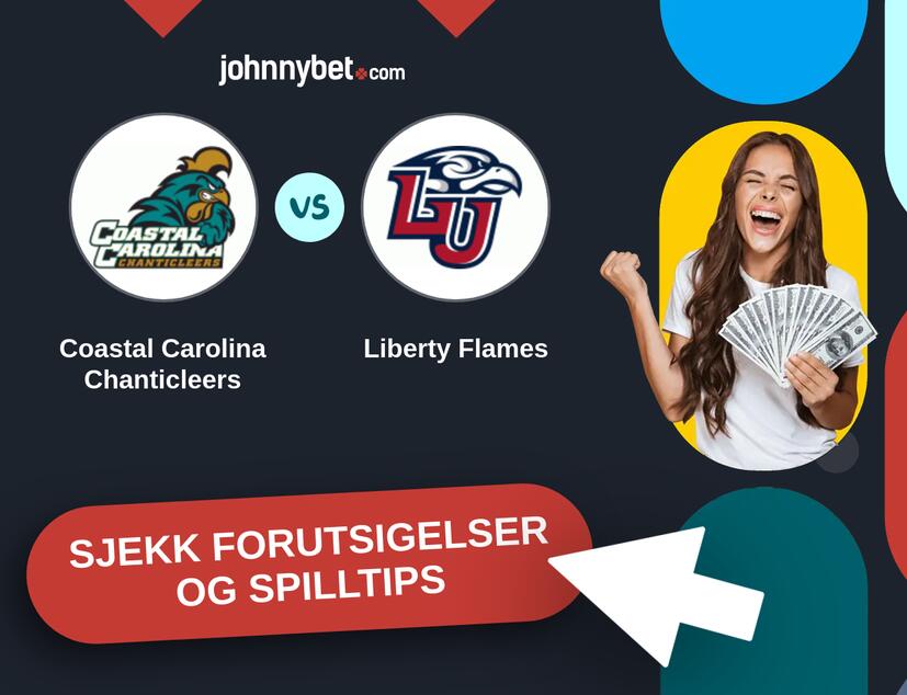 Coastal Carolina Chanticleers - Liberty Flames Prediksjoner og Spilltips