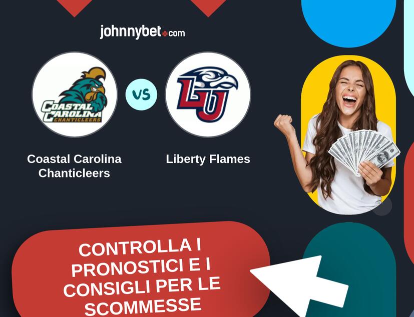 Coastal Carolina Chanticleers - Liberty Flames Pronostici e Consigli Scommesse
