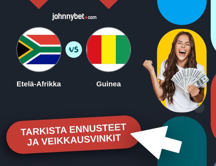 Etelä-Afrikka - Guinea Ennusteet ja Vetovihjeet