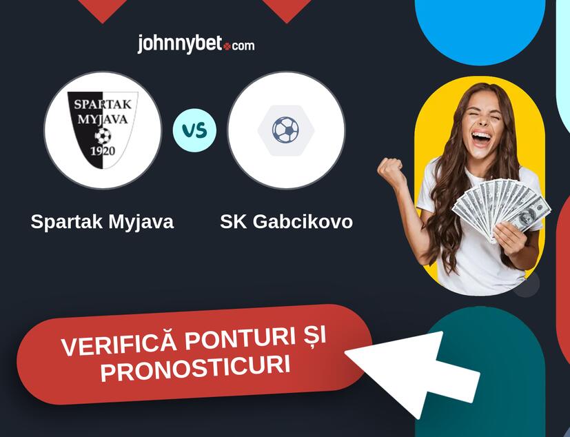 Spartak Myjava - SK Gabcikovo Predicțiile și Sfaturile de pariu 