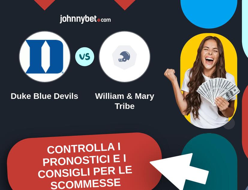 Duke Blue Devils - William & Mary Tribe Pronostici e Consigli Scommesse