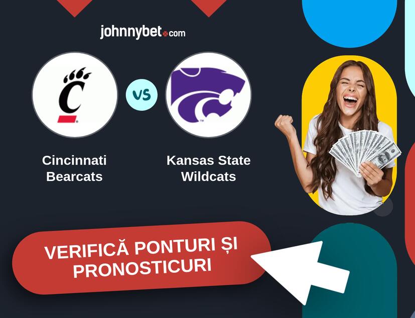 Cincinnati Bearcats - Kansas State Wildcats Predicțiile și Sfaturile de pariu 