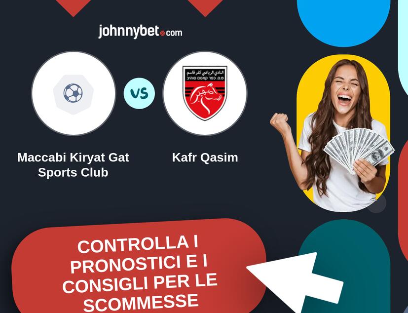 Maccabi Kiryat Gat Sports Club - Kafr Qasim Pronostici e Consigli Scommesse