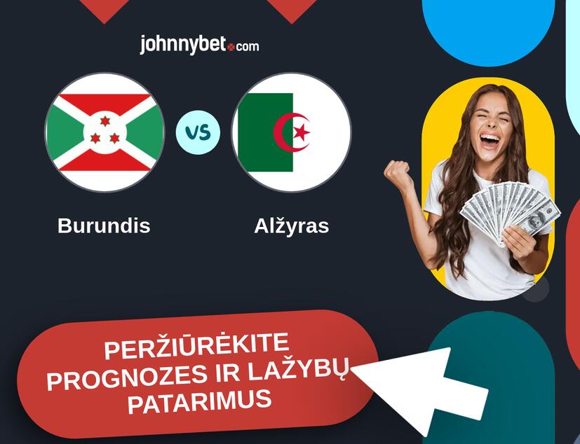 Burundis - Alžyras Prognozės ir Statymų Patarimai