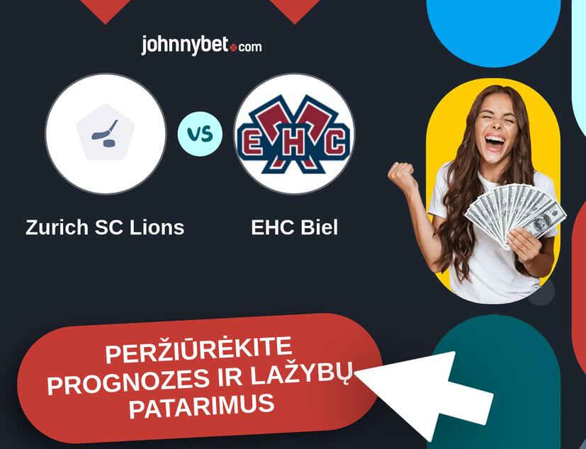 Zurich SC Lions - EHC Biel Prognozės ir Statymų Patarimai