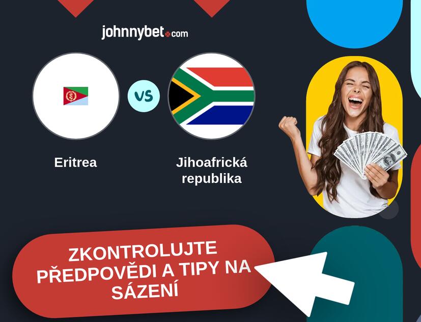 Eritrea - Jihoafrická republika Predikce a tipy na sázení.