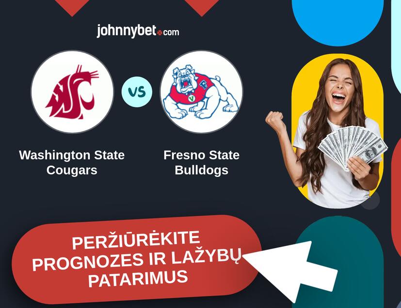 Washington State Cougars - Fresno State Bulldogs Prognozės ir Statymų Patarimai