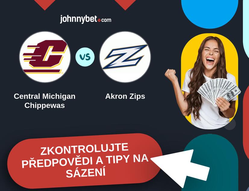 Central Michigan Chippewas - Akron Zips Predikce a tipy na sázení.