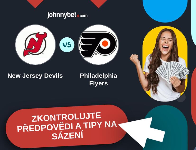 New Jersey Devils - Philadelphia Flyers Predikce a tipy na sázení.