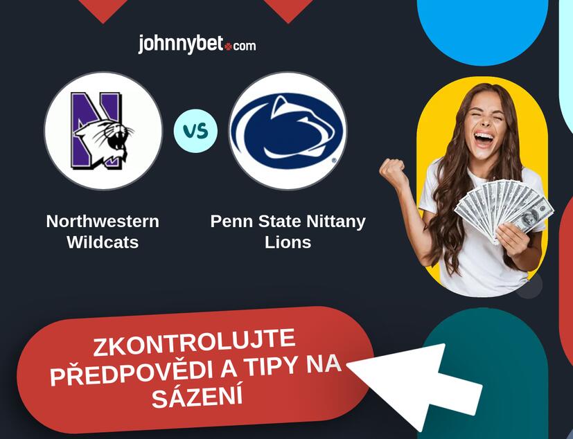 Northwestern Wildcats - Penn State Nittany Lions Predikce a tipy na sázení.