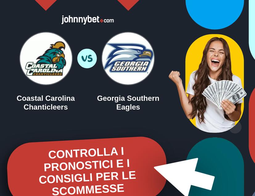 Coastal Carolina Chanticleers - Georgia Southern Eagles Pronostici e Consigli Scommesse