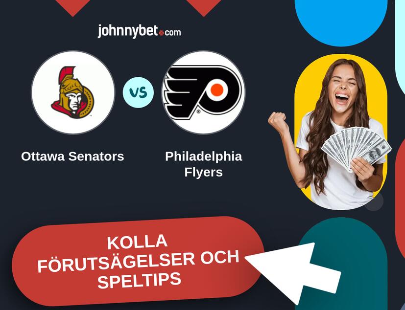 Ottawa Senators - Philadelphia Flyers Förutsägelser och Speltips