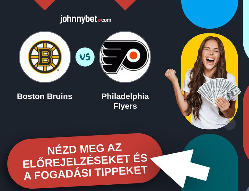 Boston Bruins - Philadelphia Flyers előrejelzések és fogadási tippek