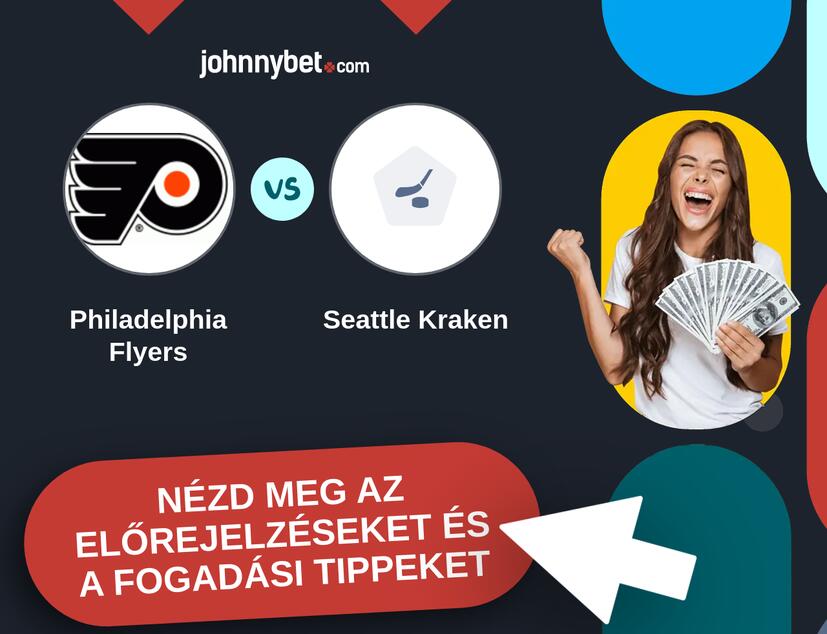 Philadelphia Flyers - Seattle Kraken előrejelzések és fogadási tippek