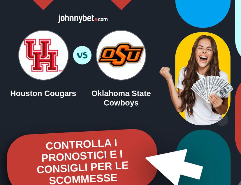 Houston Cougars - Oklahoma State Cowboys Pronostici e Consigli Scommesse