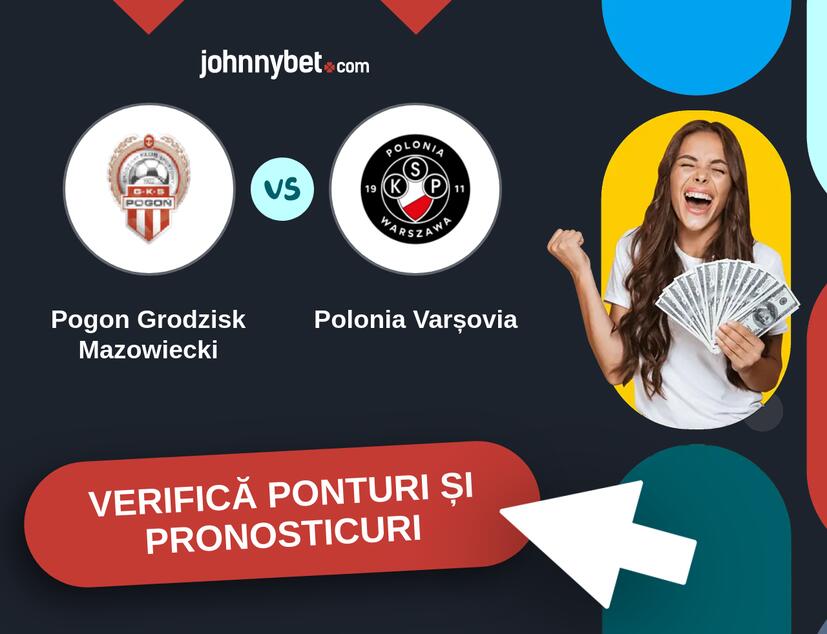 Pogon Grodzisk Mazowiecki - Polonia Varșovia Predicțiile și Sfaturile de pariu 