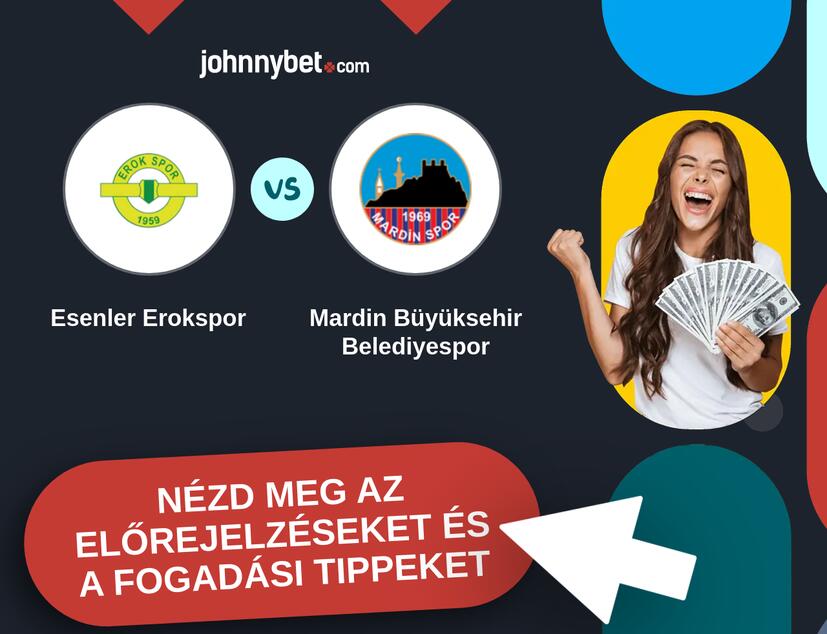 Esenler Erokspor - Mardin Büyüksehir Belediyespor előrejelzések és fogadási tippek
