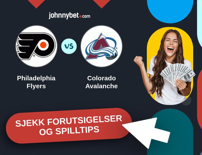 Philadelphia Flyers - Colorado Avalanche Prediksjoner og Spilltips