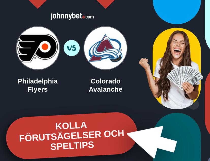 Philadelphia Flyers - Colorado Avalanche Förutsägelser och Speltips
