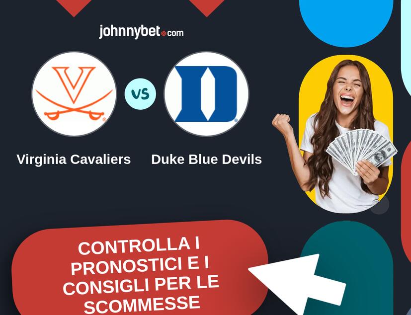 Virginia Cavaliers - Duke Blue Devils Pronostici e Consigli Scommesse
