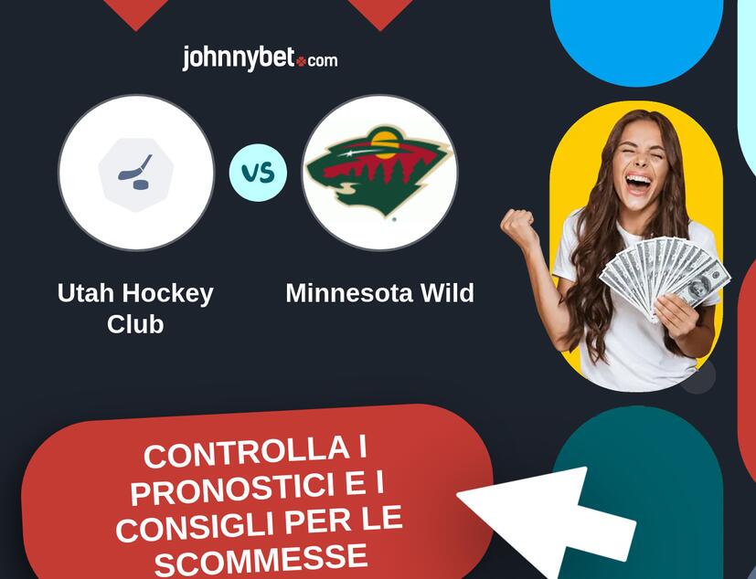 Utah Hockey Club - Minnesota Wild Pronostici e Consigli Scommesse