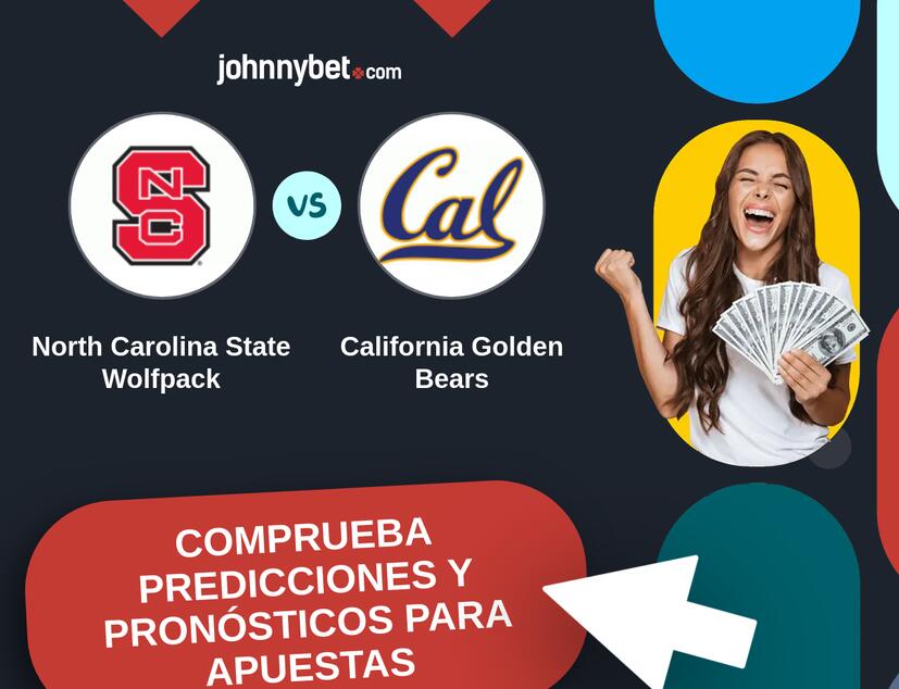 North Carolina State Wolfpack - California Golden Bears Pronósticos y Consejos de Apuestas